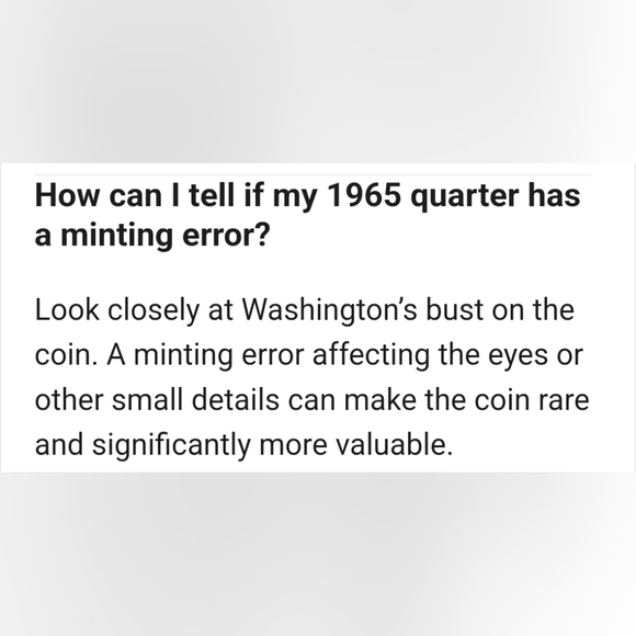 1965 George Washington Clad RARE Quarter - Picture 10 of 12